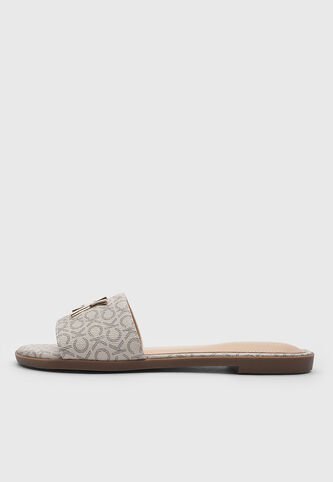 Sandalias Planas Calvin Klein Kacian Beige Calvin Klein