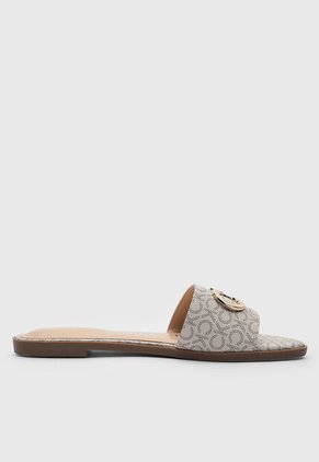 Sandalias Planas Calvin Klein Kacian Beige