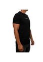 Camiseta Negra Con Logo Institutional Bicolor Calvin Klein de Calvin Klein