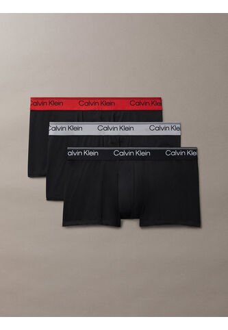 Pack Negro De 3 Bóxers De Talle Bajo - Microfibre Stretch Calvin Klein Calvin Klein