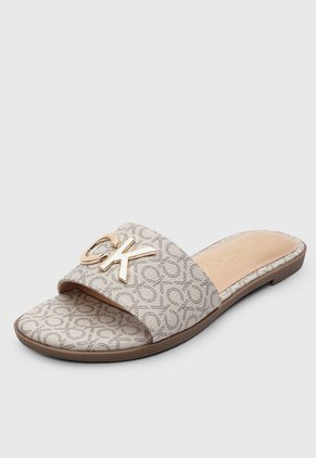 Sandalias Planas Calvin Klein Kacian Beige