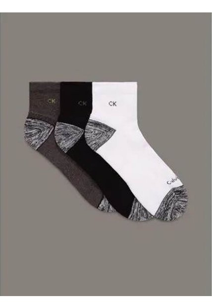 Pack Gris De 3 Medias Cotton Cushi Calvin Klein