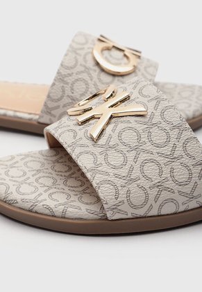 Sandalias Planas Calvin Klein Kacian Beige