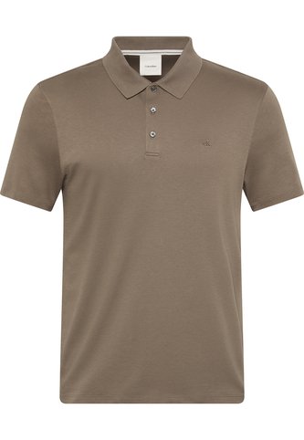 Polo Beige Supima Con Mini Monograma Calvin Klein Calvin Klein