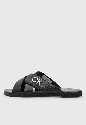 Sandalias Planas Calvin Klein Katie Negro