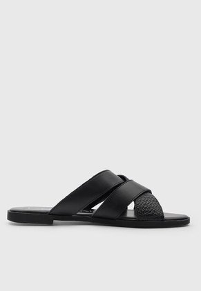 Sandalias Planas Calvin Klein Katie Negro