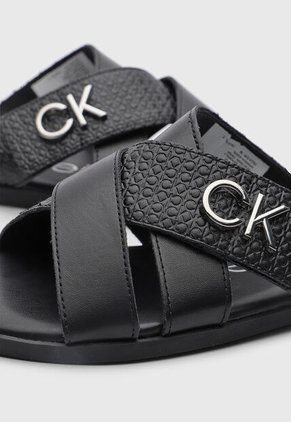 Sandalias Planas Calvin Klein Katie Negro