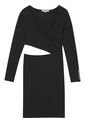 Vestido Corto De Jersey Con Recortes Negro Calvin Klein de Calvin Klein
