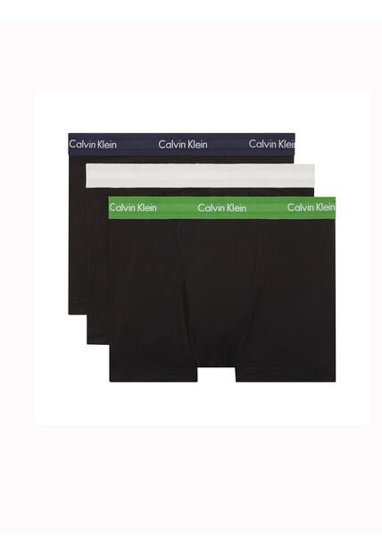 Pack Negro De 3 Boxers Trunk - Cotton Stretch Calvin Klein