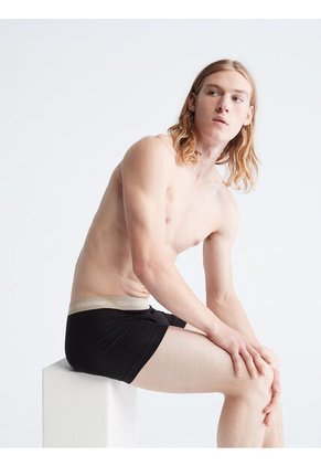Pack Negro De 3 Boxers Trunk - Cotton Stretch Calvin Klein