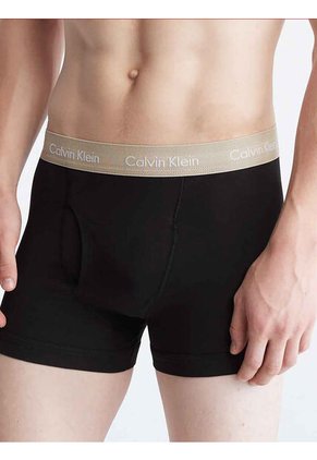 Pack Negro De 3 Boxers Trunk - Cotton Stretch Calvin Klein