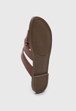 Sandalias Planas Calvin Klein Katie Café