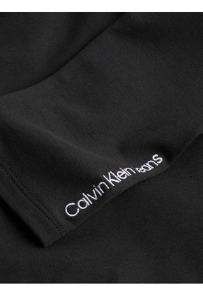 Vestido Corto De Jersey Con Recortes Negro Calvin Klein