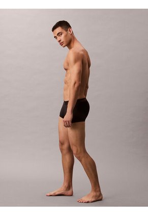 Pack Negro De 3 Boxers Ajustados De Talle Bajo - Icon Cotton Stretch Calvin Klein