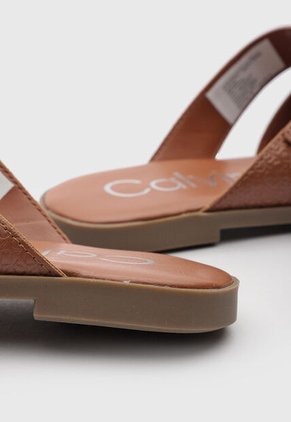 Sandalias Planas Calvin Klein Katie Café
