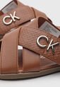 Sandalias Planas Calvin Klein Katie Café de Calvin Klein