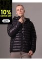 Chaqueta Negra Acolchada Con Capota Calvin Klein de Calvin Klein