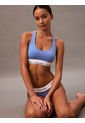 Bralette Azul Con Logo - Unlined Calvin Klein de Calvin Klein