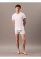 Camiseta Blanca De Dormir Con Logotipo Bordado Calvin Klein de Calvin Klein