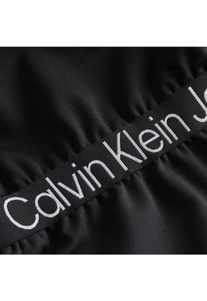 Vestido Con Logo Negro Calvin Klein