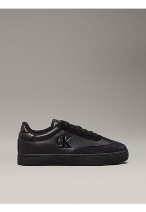 Tenis Negro Classic De Cuero Calvin Klein