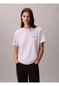 Camiseta Blanca Clásica Con Logo Estampado Calvin Klein de Calvin Klein