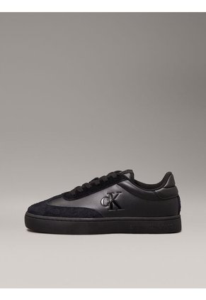 Tenis Negro Classic De Cuero Calvin Klein