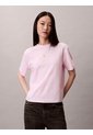 Camiseta Rosada Boxy Cocktail Logo Calvin Klein de Calvin Klein