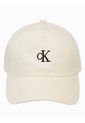 Gorra Beige Con Monograma Bordado Calvin Klein de Calvin Klein