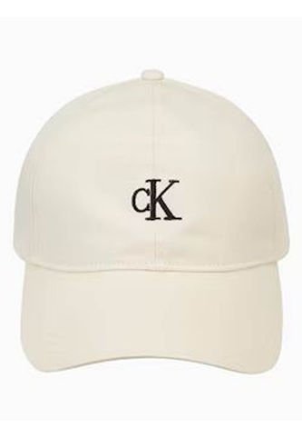 Gorra Beige Con Monograma Bordado Calvin Klein Calvin Klein