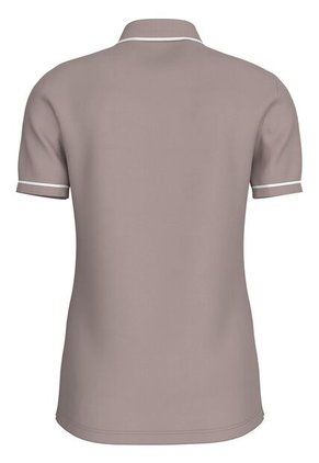Polo Rosado Slim Con Ribete En Contraste Calvin Klein