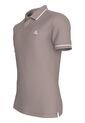Polo Rosado Slim Con Ribete En Contraste Calvin Klein de Calvin Klein