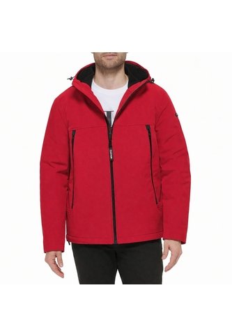 Chaqueta Roja Soft Shell Con Capota Y Forro De Sherpa Calvin Klein Calvin Klein