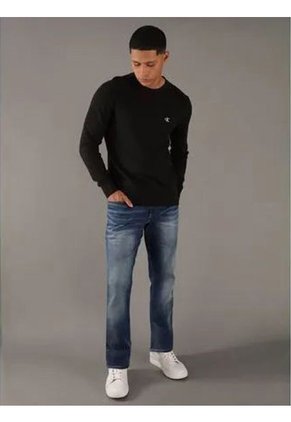 Saco Negro Tejido Moderno Con Cuello Redondo Calvin Klein