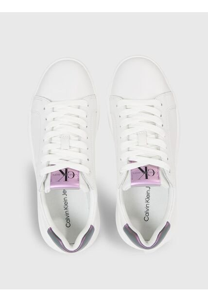 Tenis Cuero Mujer Blanco Calvin Klein