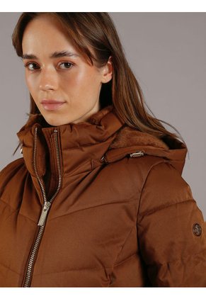 Chaqueta Chocolate Stretch Acolchada Calvin Klein