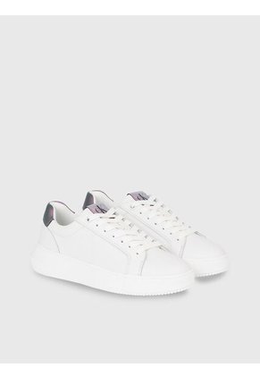 Tenis Cuero Mujer Blanco Calvin Klein