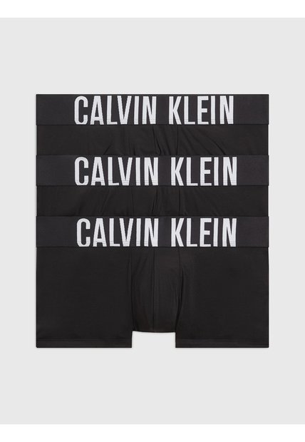 3 Pack De Boxer Negros Low Rise Trunk Calvin Klein