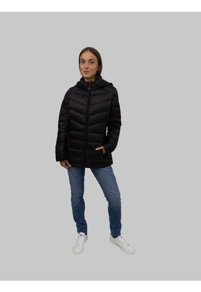 Rompe Negro Viento Acolchado Plegable Calvin Klein