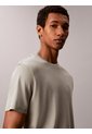 Camiseta Gris De Algodón Supima Con Logo Calvin Klein de Calvin Klein