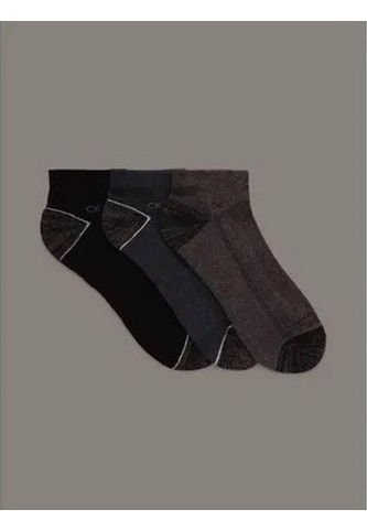 Pack Negro De 3 Medias Con Monograma Calvin Klein Calvin Klein