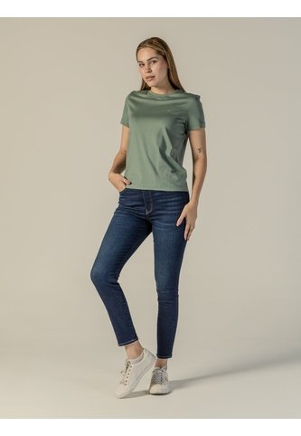 Camiseta Verde De Algodón Con Logo De Archivo Calvin Klein Calvin Klein