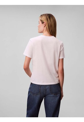 Camiseta Blanca Con Logo Calvin Klein