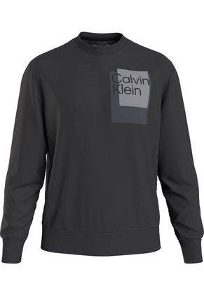 Saco Negro Con Logo Superpuesto Calvin Klein