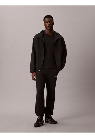 Jogger Negro De Felpa Francesa Con Logo Calvin Klein Calvin Klein