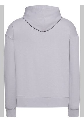 Buzo Gris Con Capota De Felpa Con Logo Estándar Calvin Klein