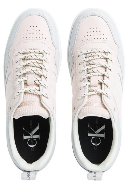 Tenis Deportivas Con Logo Mujer Rosa Calvin Klein