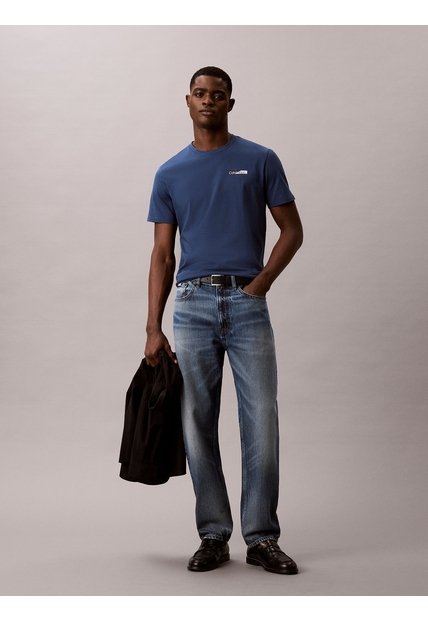 Camiseta Negra Con Logo Calvin Klein