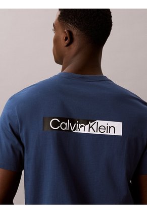 Camiseta Negra Con Logo Calvin Klein