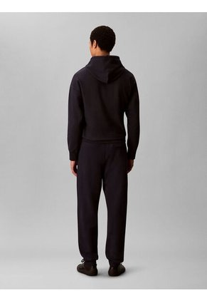 Jogger Azul De Felpa Con Monograma Calvin Klein